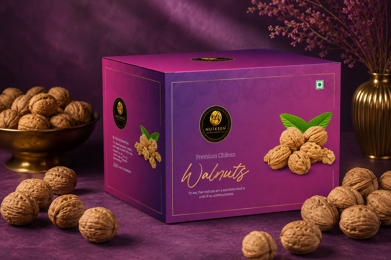 Walnut Kernels 10kg Box Size 38+